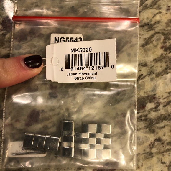 Michael Kors Women’s Silver Watch w/ Opal Face - Picture 3 of 5